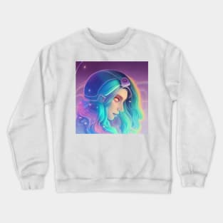 She's Dreaming of the Stars Crewneck Sweatshirt